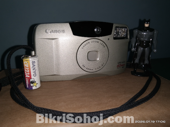 Canon Sure Shot 60 Zoom 35mm Film Camera